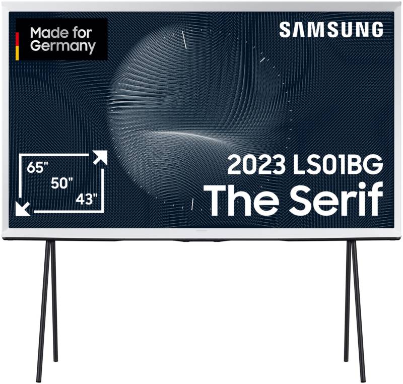 GQ65LS01BGU The Serif (2023) 163 cm (65") QLED-TV cloud white / F von Samsung