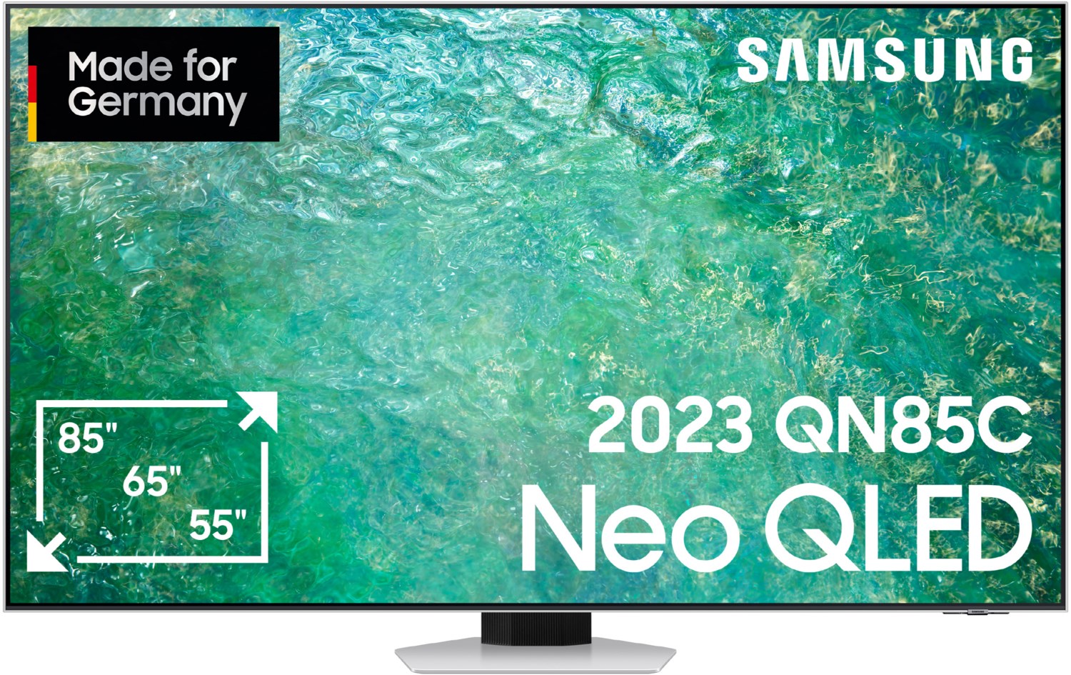 GQ65QN85CAT 163 cm (65") Neo QLED-TV strahlendes silber / F von Samsung