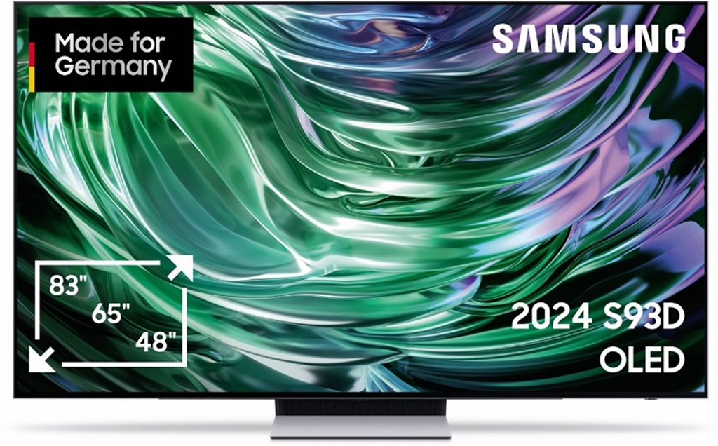 Samsung GQ65S93DAT Xklusiv 2024 OLED, 65, 163, Ultra HD Samsung GQ65S93DAT Xklusiv 2024 OLED, 65, 163, Ultra HD von Samsung