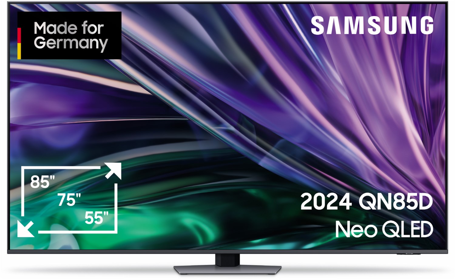 GQ75QN85DBT 189 cm (75") Neo QLED AI-TV Mini LED mit Neural Quantum 4K AI Gen2 Prozessor strahlendes von Samsung