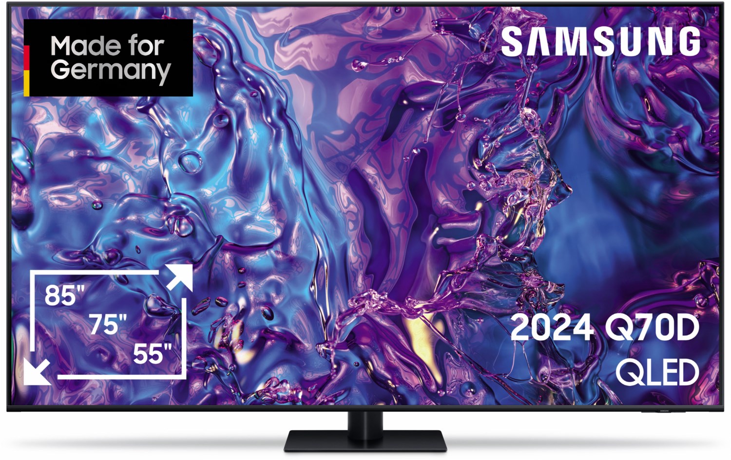 GQ85Q70DAT 214 cm (85") QLED-TV schwarz / E von Samsung