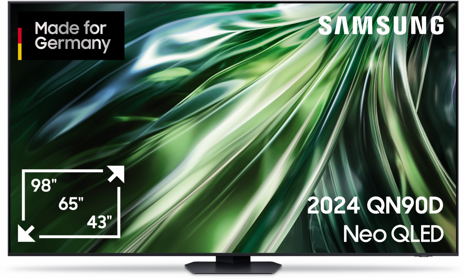 GQ98QN90DAT 247 cm (98") Neo QLED AI-TV Mini LED mit 4K AI Upscaling titanschwarz / E von Samsung