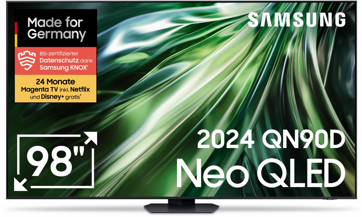 GQ98QN90DAT 247 cm (98") Neo QLED-TV titanschwarz / E von Samsung