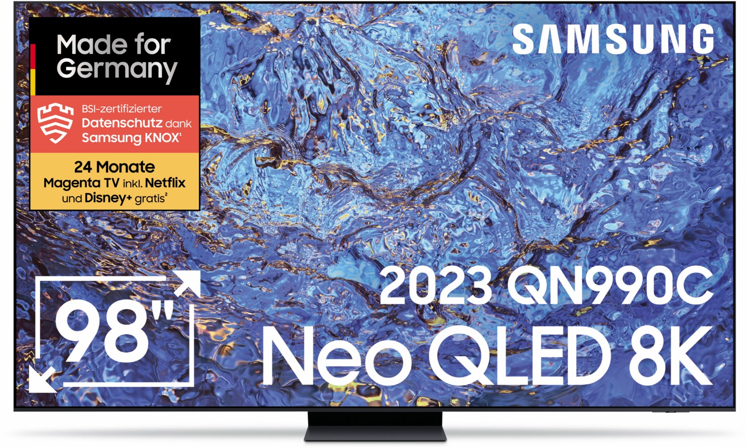 GQ98QN990CT 247 cm (98") Neo QLED-TV titanschwarz / G von Samsung