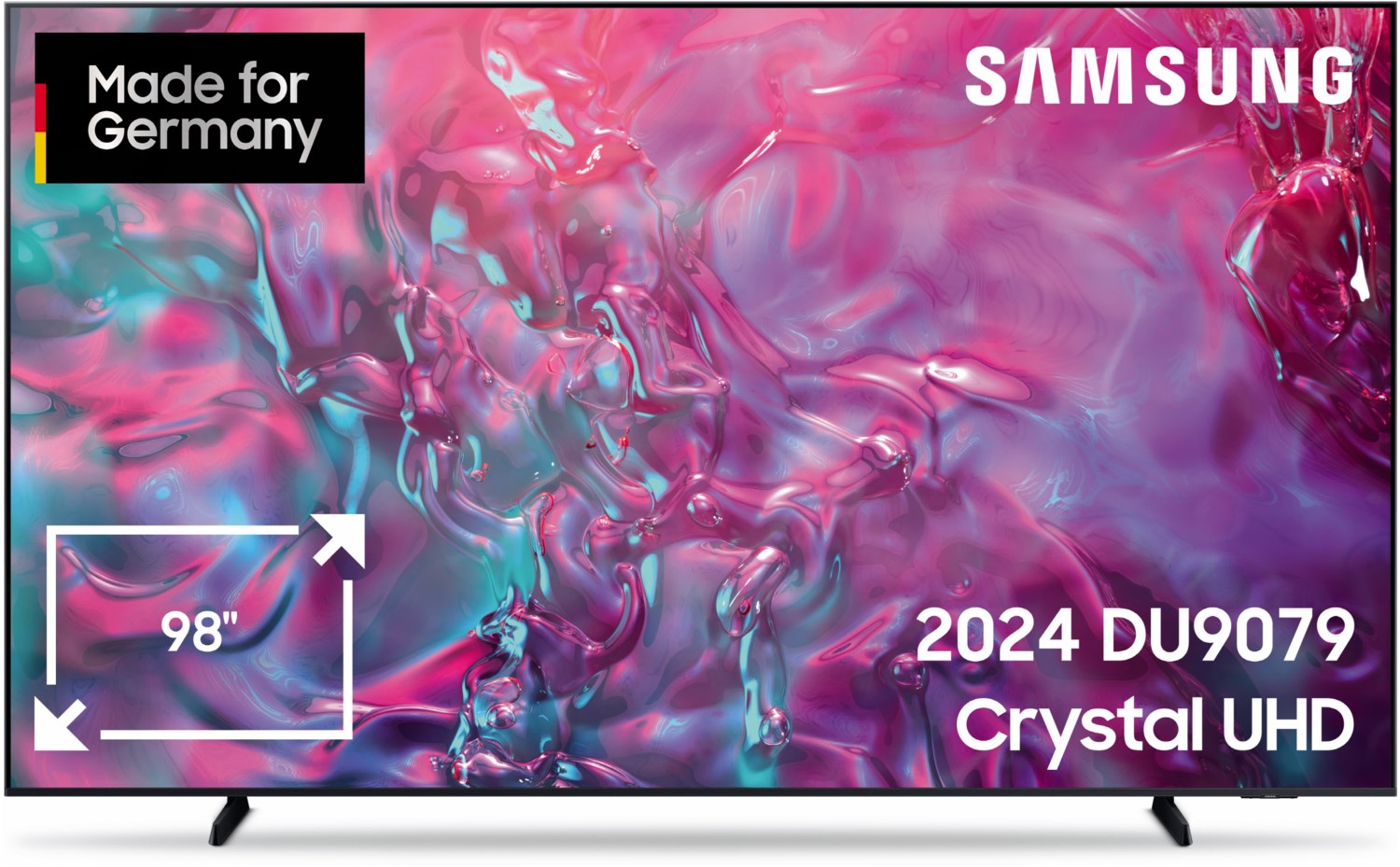 GU98DU9079U 247 cm (98") Crystal UHD AI TV mit AI Supersize Picture Enhancer graphitschwarz / F von Samsung