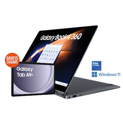 Galaxy Book4 360 15,6" Core 7 150U 16GB/512GB SSD Win11 +Tab A9+ von Samsung