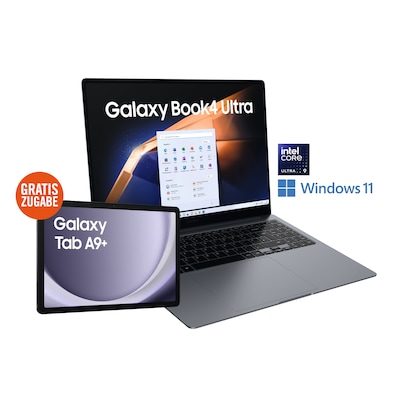 Galaxy Book4 Ultra 16"WQXGA+ Ultra 9 185H 32GB/1TB SSD RTX4070 Win11 +Tab A9+ von Samsung