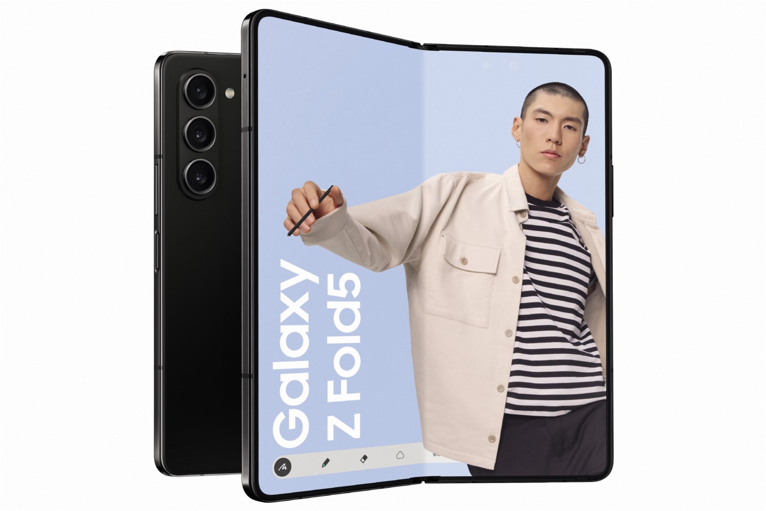 Galaxy Z Fold5 (256GB) Smartphone phantom black von Samsung