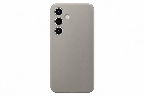 Samsung Designed for Hochuen Vegan Leather Smartphone Case GP-FPS921H, Galaxy S24, Handy-Hülle, Lederimitat, Schlankes Design, Taupe von Samsung