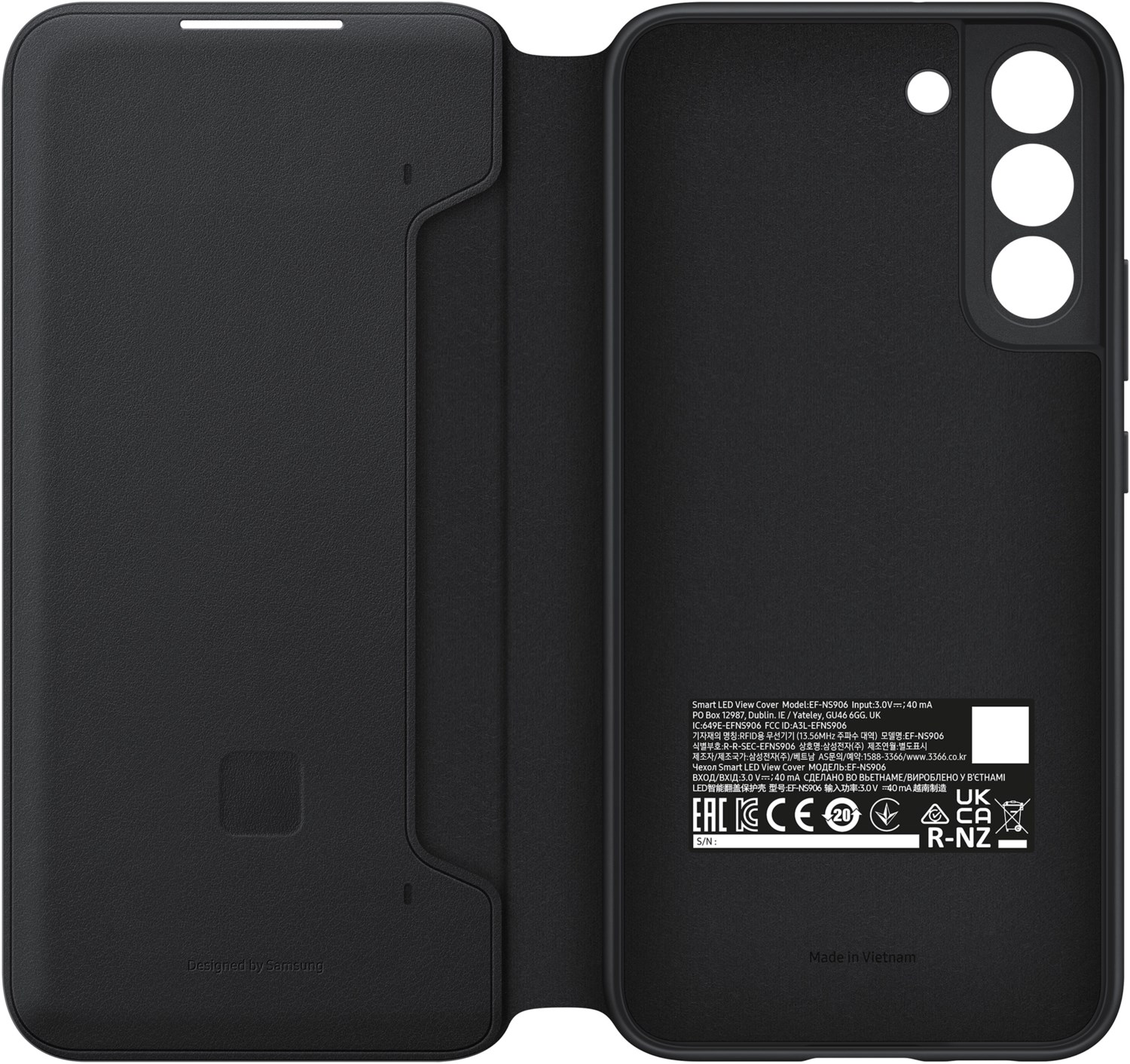 LED View Cover für Galaxy S22+ schwarz LED View Cover für Galaxy S22+ schwarz von Samsung