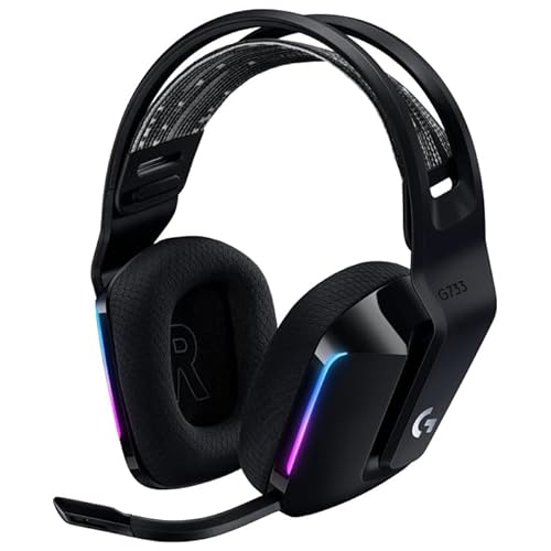 Logitech G733 Black 981-000864 7.1 Surround RGB LightSpeed Wireless Gaming Headset von Samsung