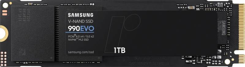 MZ-V9E1T0BW - Samsung SSD 990 EVO 1TB, M.2 NVMe von Samsung