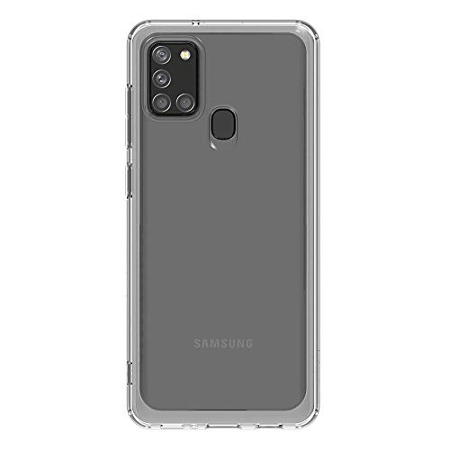 OKKES Anymode Samsung Galaxy A21s A Cover, Engineering Technology, Durable Material, Soft Flexible Premium Kanten, Full Protection,Transparent, GP-FPA217KDATW von Samsung