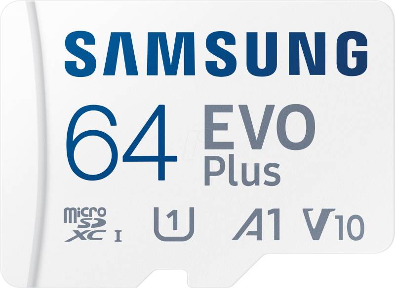 SAMS MB-MC64KA - microSDXC-Speicherkarte 64GB, Samsung, EVO Plus von Samsung