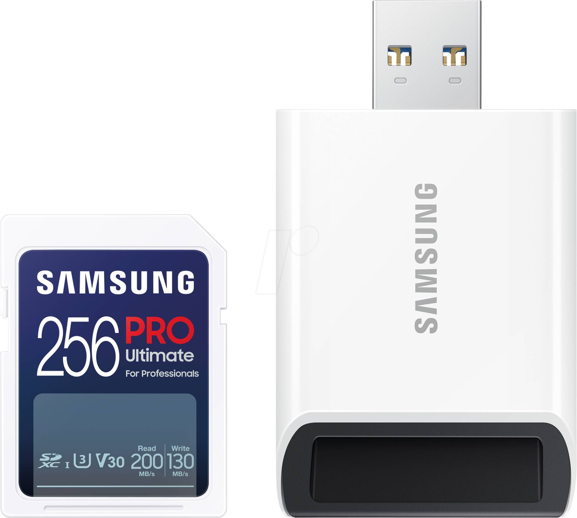 SAMS MB-SY256SB - SDXC-Speicherkarte 256GB, mit USB-Kartenleser SAMS MB-SY256SB - SDXC-Speicherkarte 256GB, mit USB-Kartenleser von Samsung