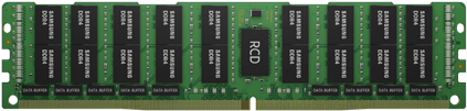 Samsung - DDR4 - Modul - 64GB - LRDIMM 288-polig - 3200 MHz / PC4-25600 Load-Reduced - ECC (M386A8K40DM2-CWE) von Samsung