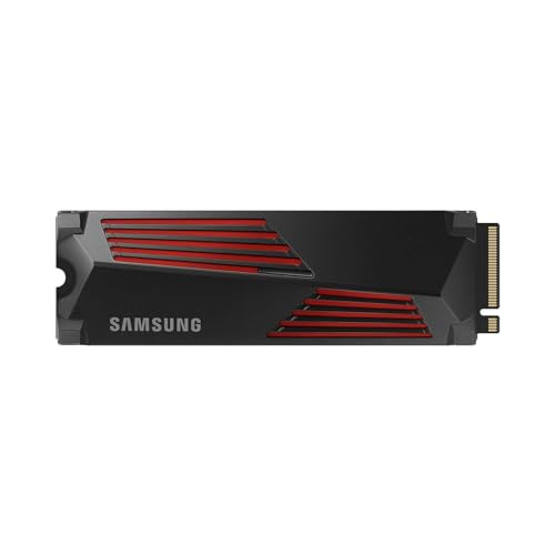 SAMSUNG - 990 PRO - Interne SSD - 1 TB - Mit Kühlkörper - PCIe 4.0 - NVMe 2.0 - M2 2280 - Bis zu 7450 MB/s (MZ-V9P1T0GW) von Samsung