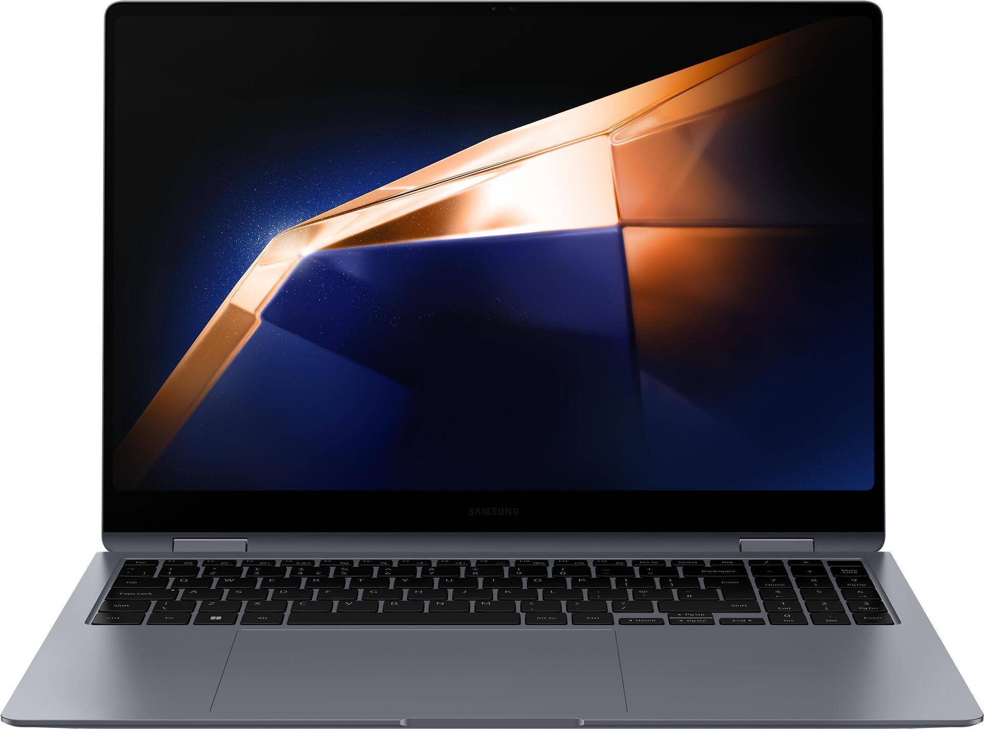 SAMSUNG Galaxy Book4 Pro 360 - 16 Zoll i7u-155H 32 GB 1 TB W11H Moonstone Gray (NP960QGK-KG1DE) von Samsung
