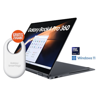 SAMSUNG Galaxy Book4 Pro360 16" Ultra 7 155H 16/512GB SSD Win11 +SmartTag 2 von Samsung