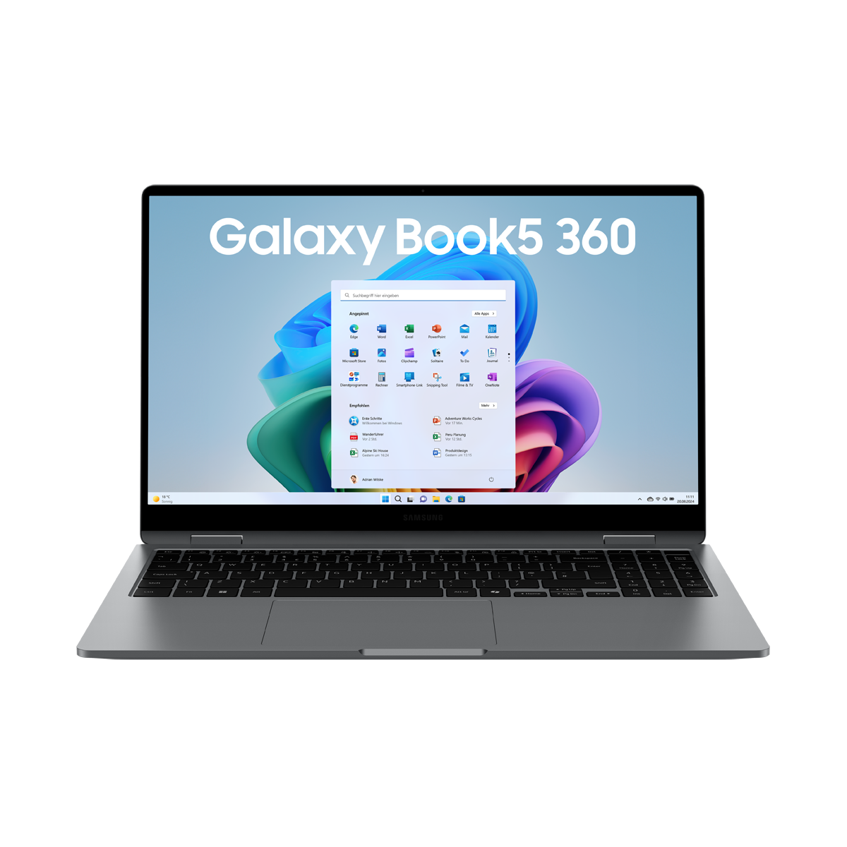 SAMSUNG Galaxy Book5 360 15,6 Zoll Intel Core Ultra 7 258V 32GB 1000GB W11 Moonstone Gray SAMSUNG Galaxy Book5 360 15,6 Zoll Intel Core Ultra 7 258V 32GB 1000GB W11 Moonstone Gray von Samsung