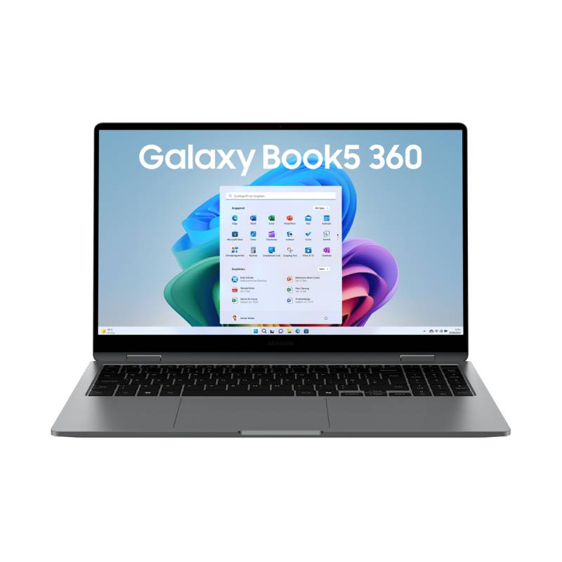 SAMSUNG Galaxy Book5 360 15,6 Zoll Intel Core Ultra 7 258V 32GB 1000GB W11 Moonstone Gray von Samsung