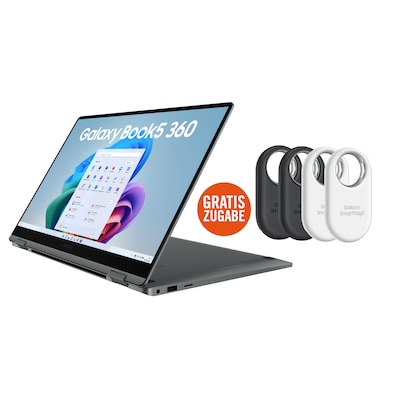 SAMSUNG Galaxy Book5 360 15" AMOLED Ultra 5 226V 16GB/512GB SSD Win11 Copilot+PC + 4x SmartTag2 SAMSUNG Galaxy Book5 360 15" AMOLED Ultra 5 226V 16GB/512GB SSD Win11 Copilot+PC + 4x SmartTag2 von Samsung