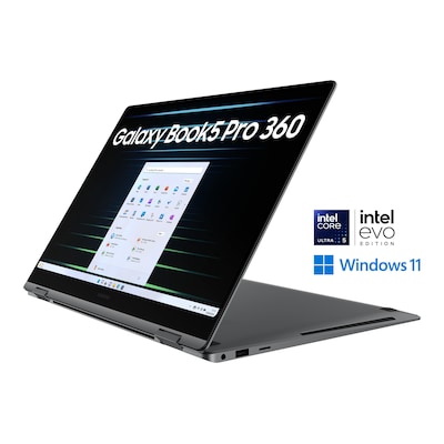 SAMSUNG Galaxy Book5 Pro 360 16" AMOLED Ultra 5 226V 16/512GB SSD Win11 Copilot+PC von Samsung