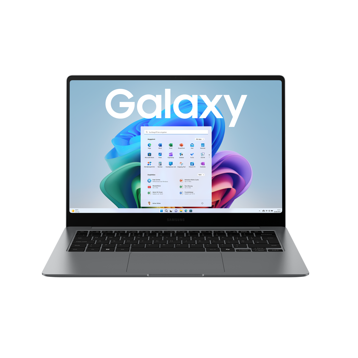 SAMSUNG Galaxy Book5 Pro WIN11 PRO 14 Zoll Intel Core Ultra 7 258V 32GB 1000GB W11PRO Moonstone Gray von Samsung