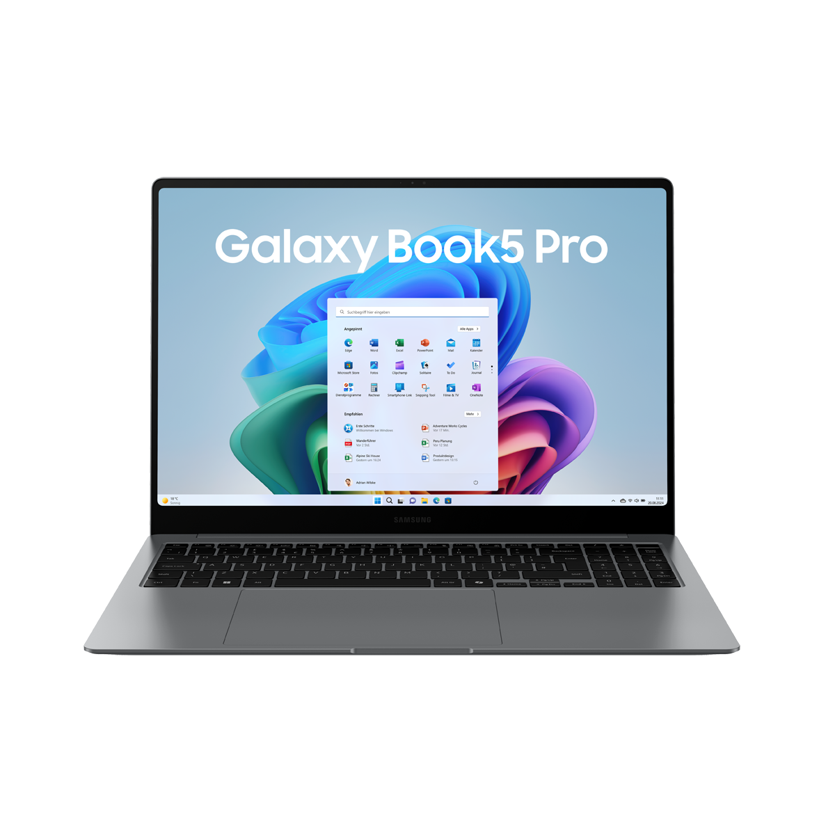 SAMSUNG Galaxy Book5 Pro WIN11 PRO B-Ware 16 Zoll Intel Ultra 7 258V 32GB 512GB W11PRO Moonstone Gray SAMSUNG Galaxy Book5 Pro WIN11 PRO B-Ware 16 Zoll Intel Ultra 7 258V 32GB 512GB W11PRO Moonstone Gray von Samsung