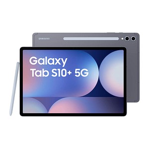 SAMSUNG Galaxy Tab S10+ 5G Tablet 31,5 cm (12,4 Zoll) 256 GB moonstone gray von Samsung