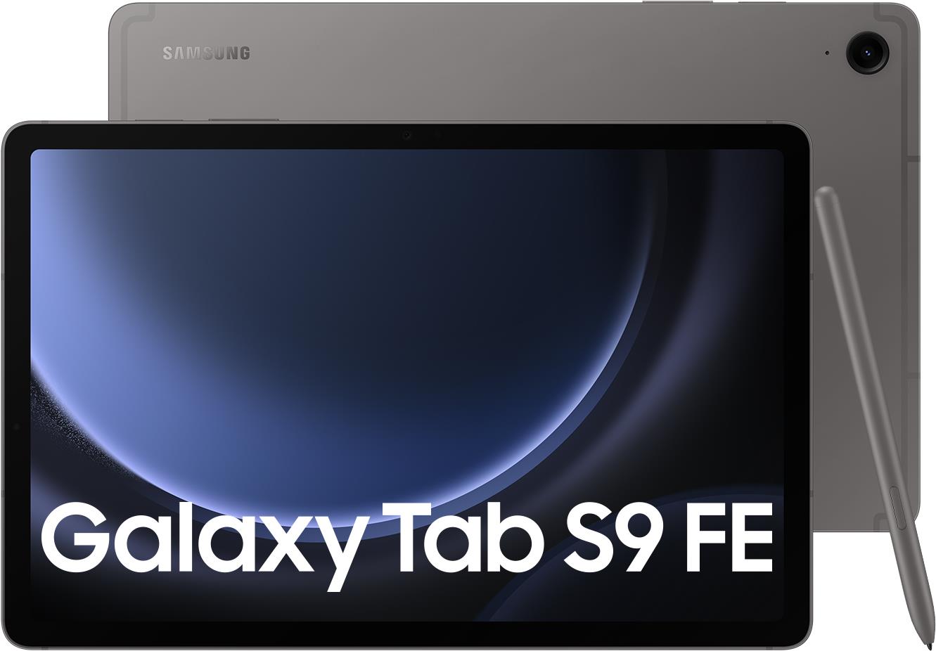 Samsung Galaxy Tab S9 FE - Tablet - Android 13 - 256GB - 27,7 cm (10,9) TFT (2304 x 1440) - microSD-Steckplatz - Grau (SM-X510NZAEEUB) von Samsung