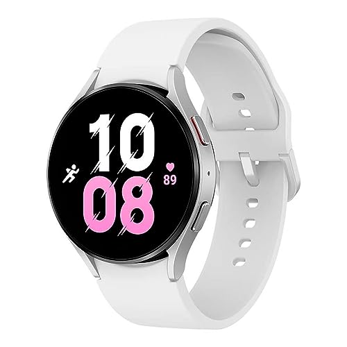 SAMSUNG Galaxy Watch 5 (44 mm), Bluetooth, Smartwatch, Silber von SAMSUNG