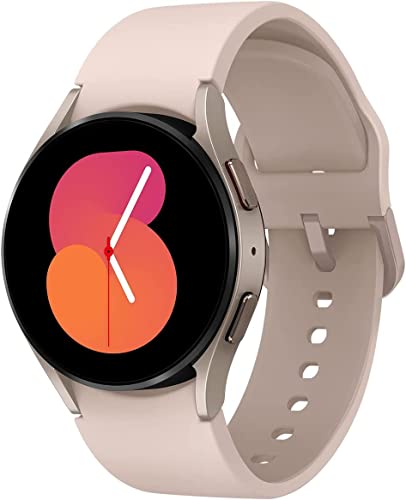 SAMSUNG Galaxy Watch5 40 mm Smartwatch, Wellness-Tracker, Fitness-Tracker, Bluetooth, Pink Gold [Italienische Version], Pink Gold, 40mm, Bluetooth von SAMSUNG