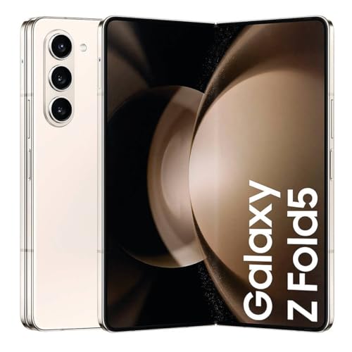 SAMSUNG Galaxy Z Fold5 5G Dual SIM, 1TB Storage + 12GB RAM, 7.6"/6.2" Display, Android 13 Unlocked Smart Phone - International Version (Cream) von Samsung