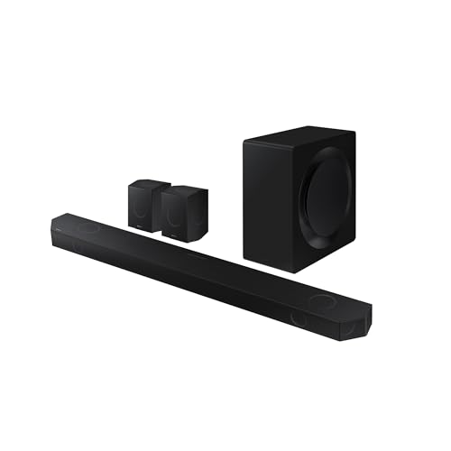 SAMSUNG Soundbar HW-Q990D/ZF - Dolby Atmos Wireless, Q-Symphony, 11.1.4 Kanäle, SpaceFit Sound Pro und kompatibel mit Sprachassistenten von Samsung