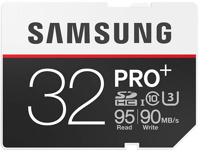 SD EVO Pro+ Class 10 R95/W90 (32GB) Speicherkarte von Samsung