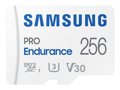 SD MicroSD Card 256GB Samsung SDXC PRO Endurance (Class10) retail von Samsung