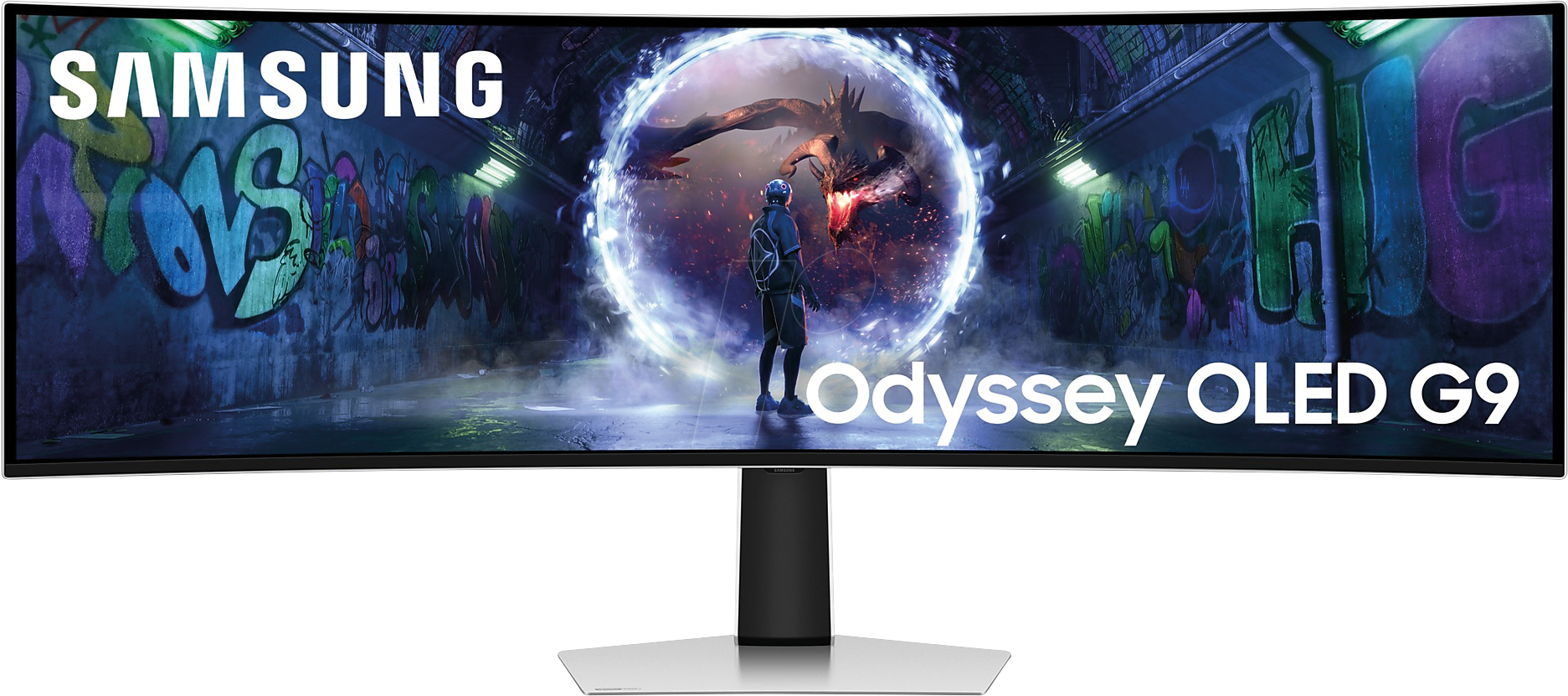 SM S49DG934SU - 124cm Curved Monitor, OLED, USB, silber SM S49DG934SU - 124cm Curved Monitor, OLED, USB, silber von Samsung