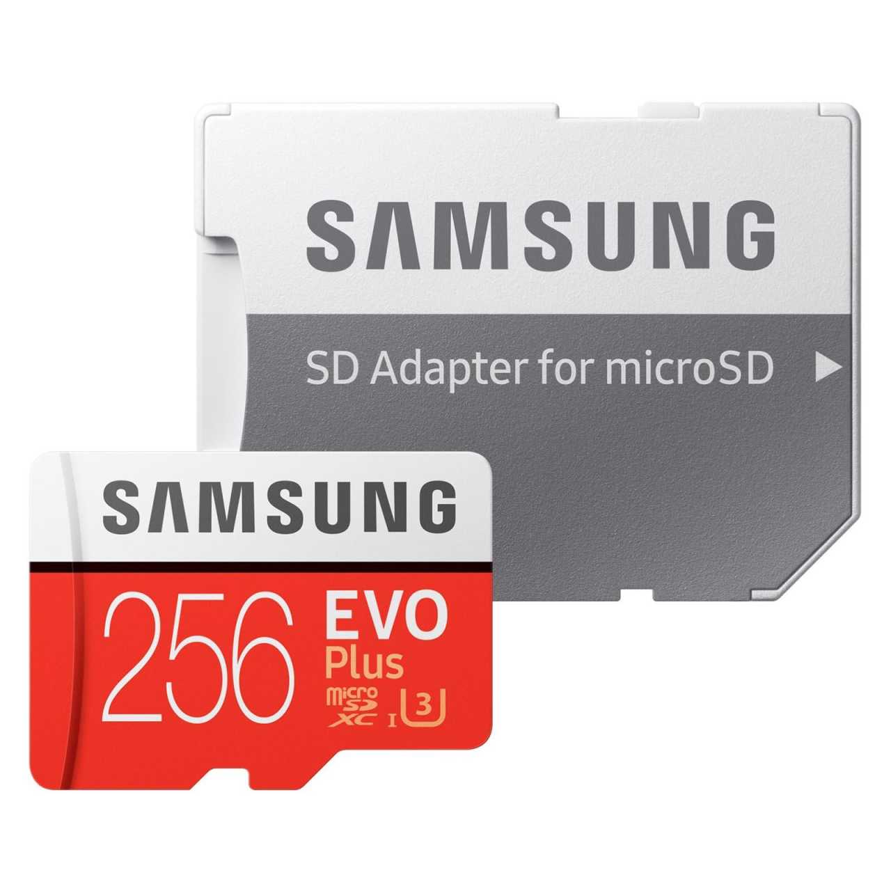 Samsung 256GB microSDXC UHS-I U3 EVO Plus Speicherkarte Class 10 mit SD-Adapter von Samsung