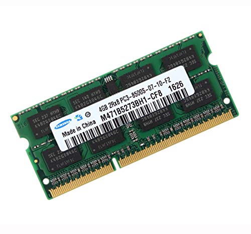 Samsung 3rd 4GB DDR3 1066MHz (PC3 8500) SO Dimm Notebook Laptop Arbeitsspeicher RAM Memory (Für Apple & PC) von Samsung