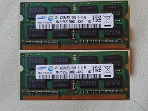 Samsung 8 GB (2x 4 GB) Dual-Channel Kit DDR3 Memory Module 1333 MHz (PC3 10600S) SO-Dimm Memory Module Notebook Laptop RAM Memory von Samsung