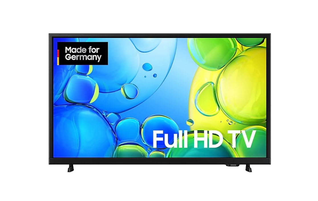 Samsung 80 cm LED-Fernseher, 32 Zoll, Auflösung: 1.920x1.080 Pixel, Full HD, H.265 HEVC, Hyper Real [Energieklasse F] (GU32F6009FUXZG) von Samsung