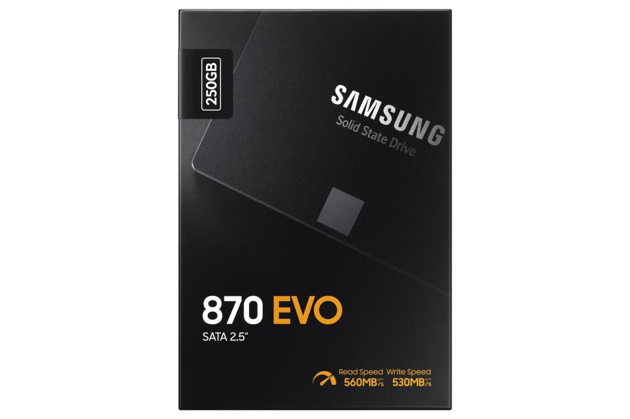 Samsung 870 EVO 250 GB SSD Samsung 870 EVO 250 GB SSD von Samsung