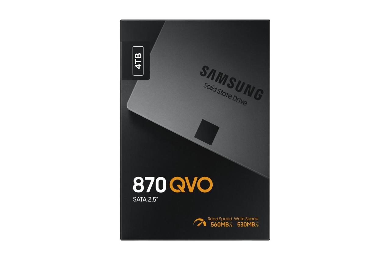 Samsung 870 QVO 4 TB SSD Samsung 870 QVO 4 TB SSD von Samsung
