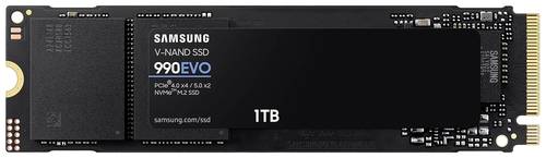 Samsung 990 EVO 1TB Interne M.2 PCIe NVMe SSD 2280 M.2 NVMe PCIe 4.0 x4, M.2 NVMe PCIe 5.0 x2 Retail Samsung 990 EVO 1TB Interne M.2 PCIe NVMe SSD 2280 M.2 NVMe PCIe 4.0 x4, M.2 NVMe PCIe 5.0 x2 Retail von Samsung