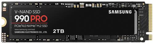 Samsung 990 PRO 2TB Interne M.2 PCIe NVMe SSD 2280 PCIe NVMe 4.0 x4 Retail MZ-V9P2T0BW von Samsung