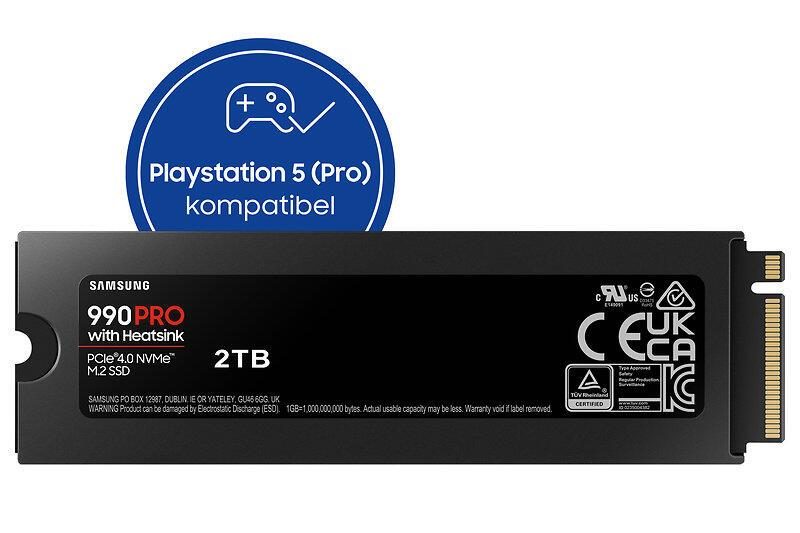 Samsung 990 PRO Heatsink NVMe™ M.2 SSD - 2 TB von Samsung