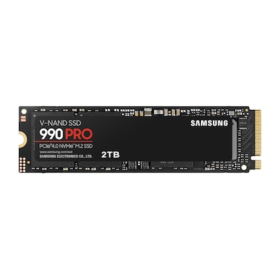 Samsung 990 PRO NVMe SSD 2 TB M.2 PCIe 4.0 3D-NAND TLC von Samsung