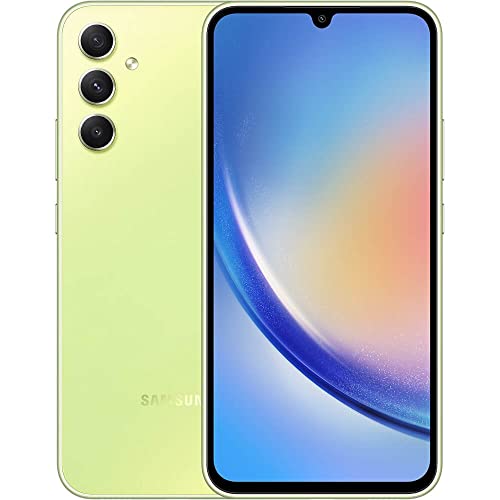 Samsung A346B Galaxy A34 5G 128GB/6GB RAM Dual-SIM Awesome-Lime, lindgrün, unlocked von Samsung