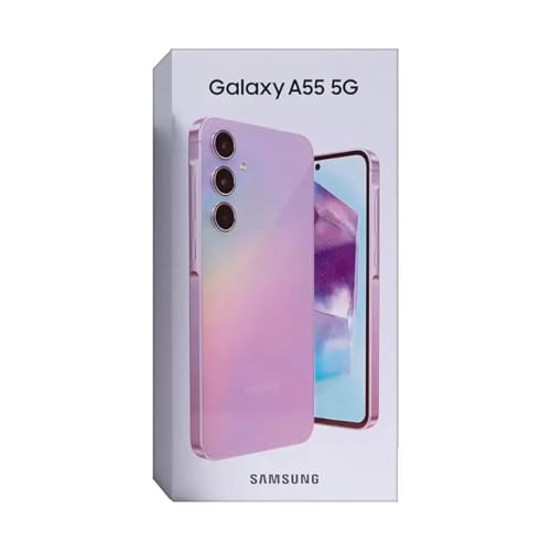 Samsung Galaxy Galaxy A55 5G 256GB Lila Android Smartphone 6.6" OLED 8GB RAM von Samsung